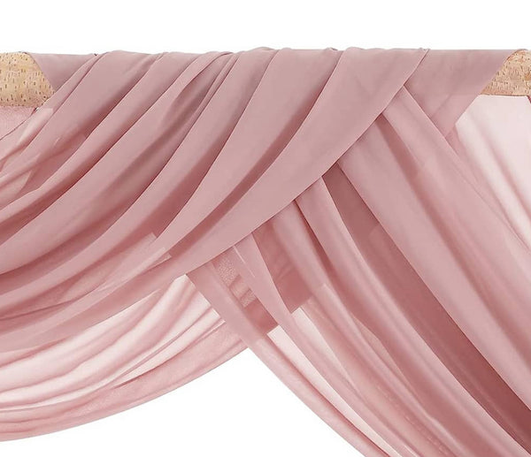 Dusty Pink Chiffon Fabric