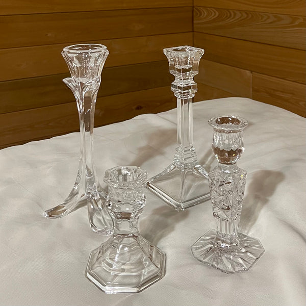 Crystal Taper Candle Holders