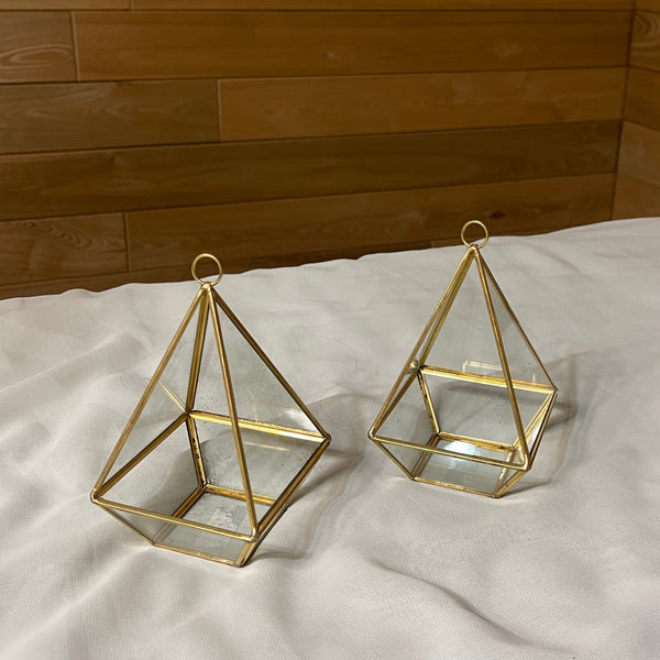 Gold Geometric Terrarium