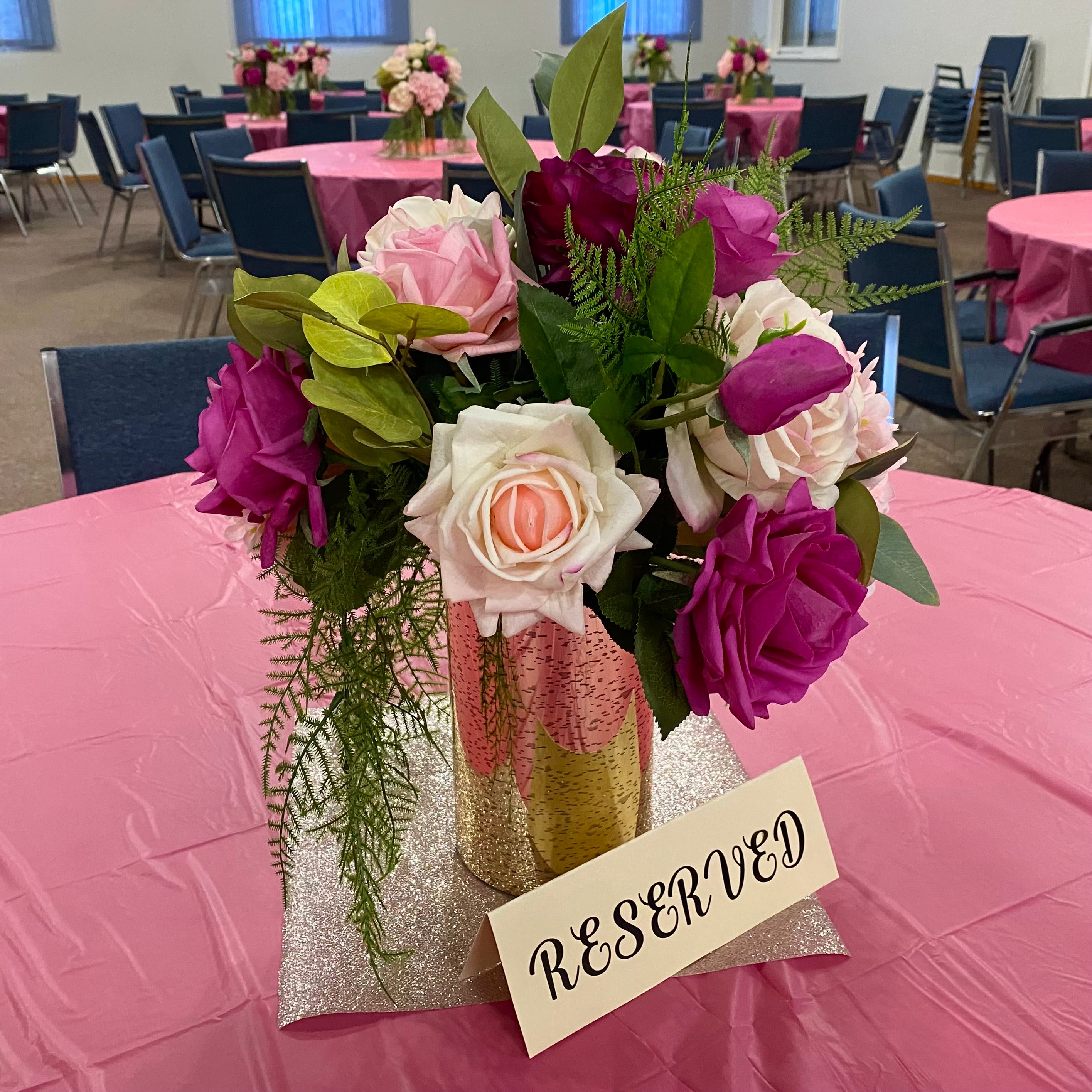 Gold Mercury Glass Vase