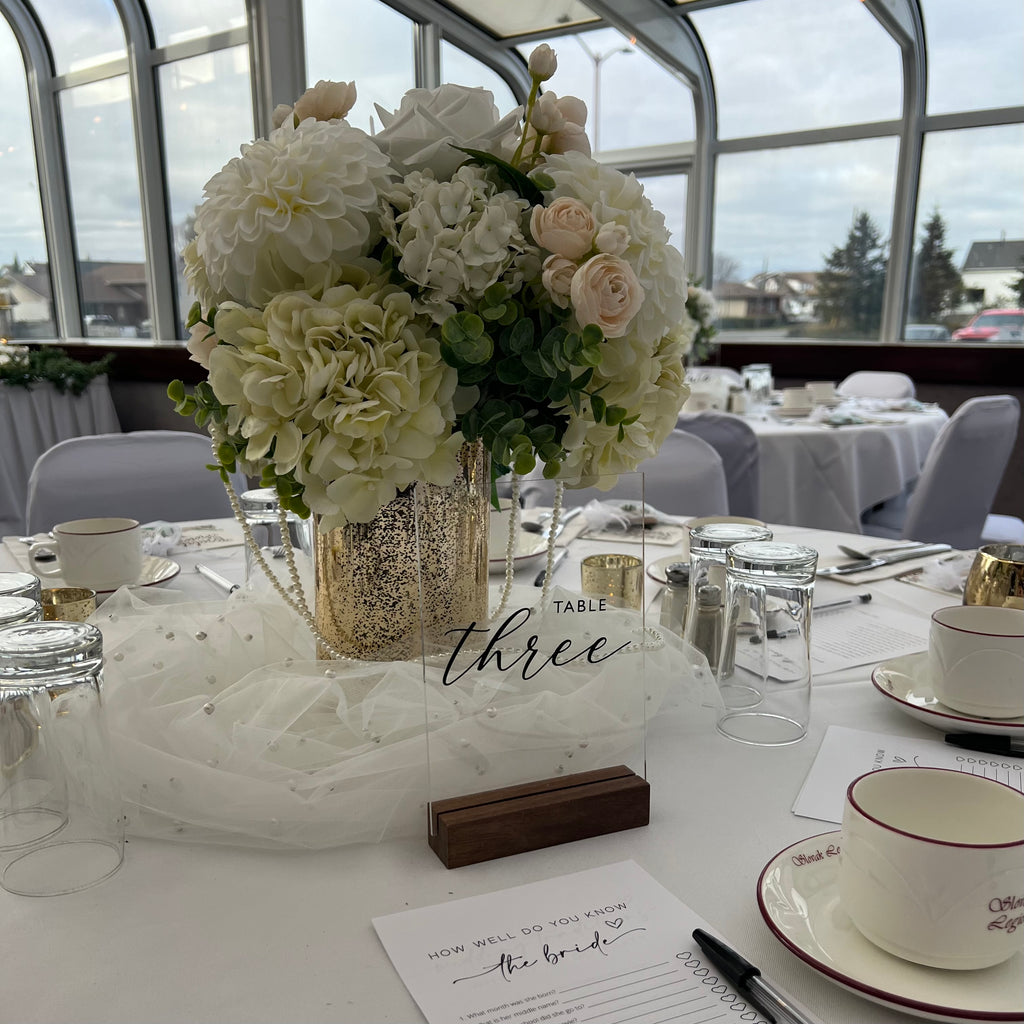 Gold Mercury Glass Vase