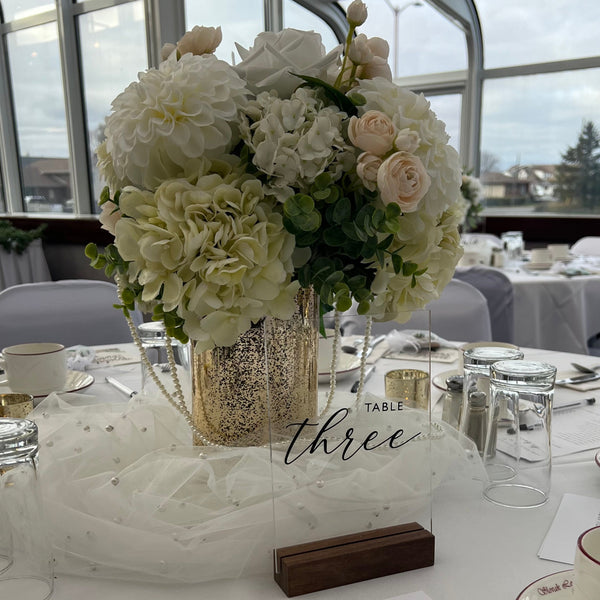 Rustic Acrylic Table Numbers