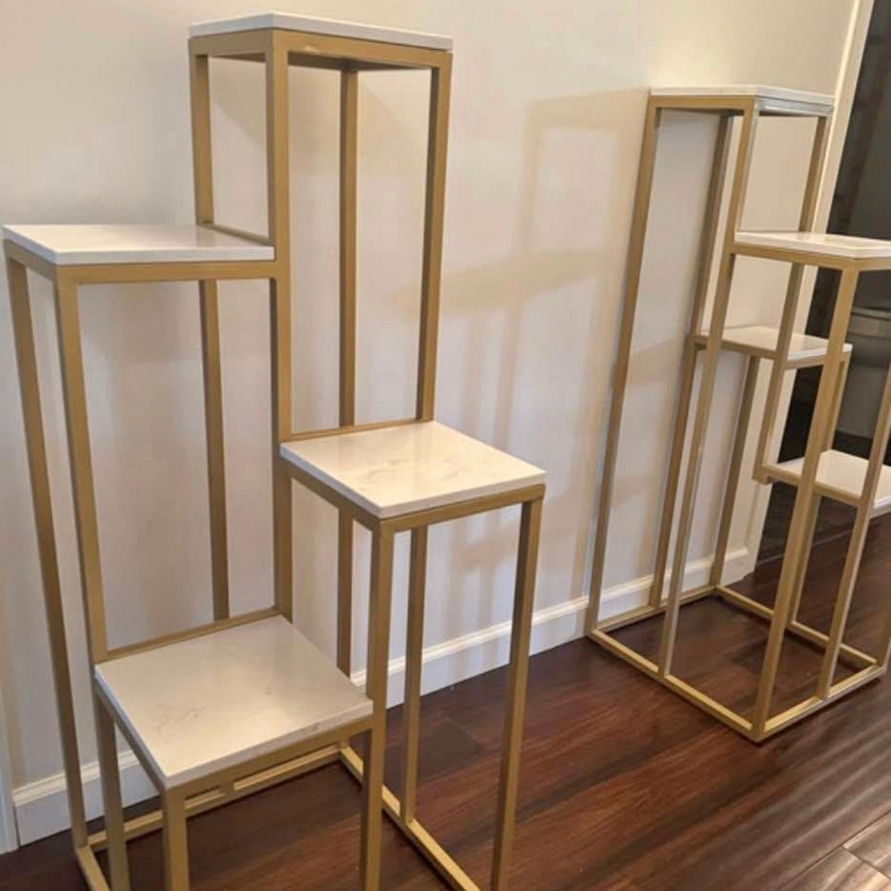 4-Tier Gold Metal Stand