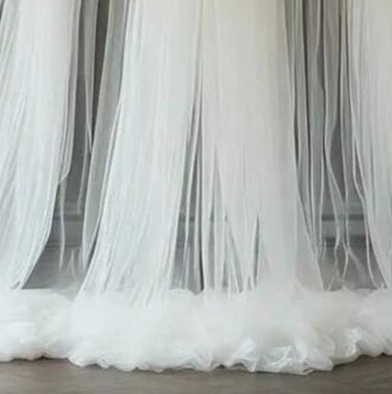 Extra Long Chiffon Ceiling Drapery