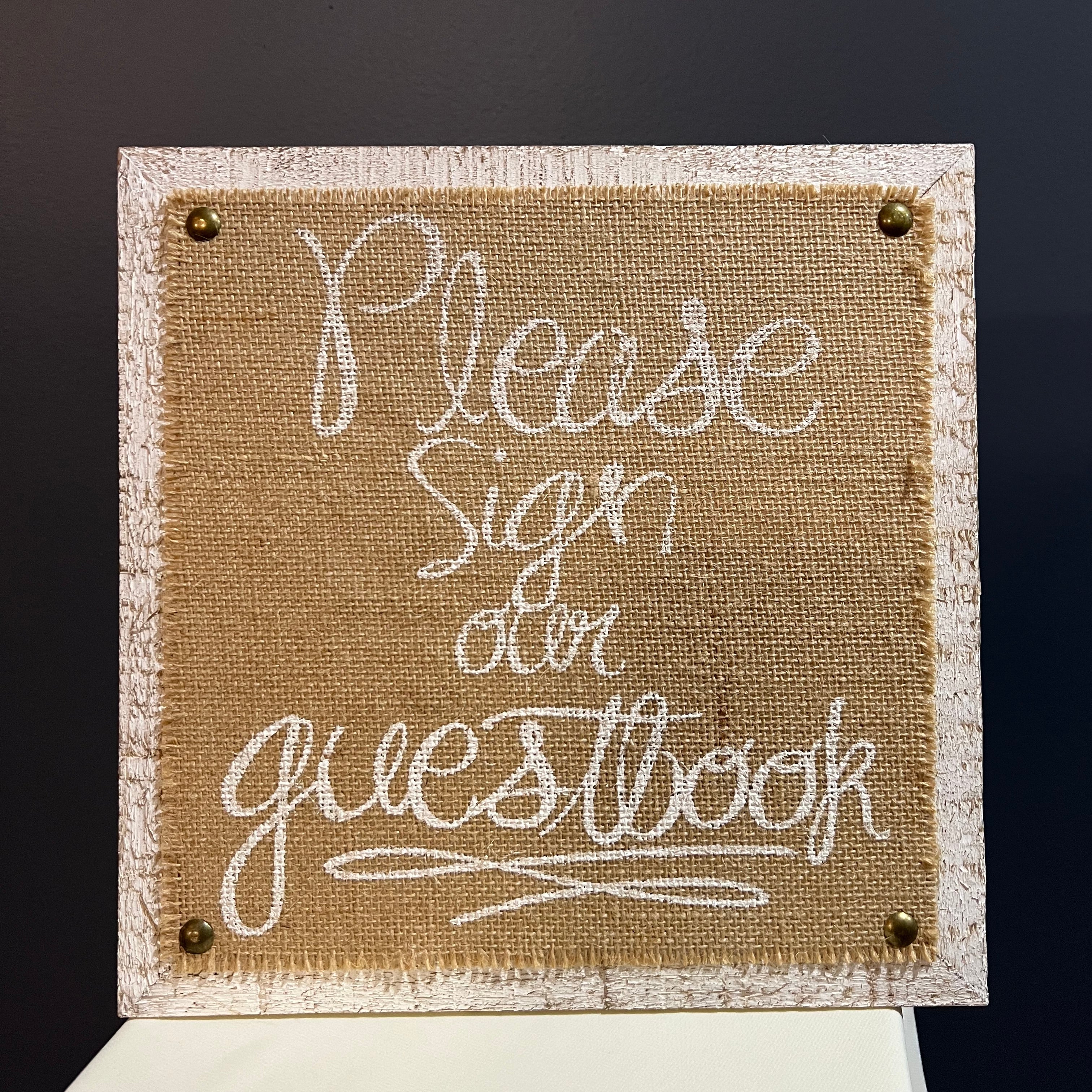 Please Sign Our Guestbook