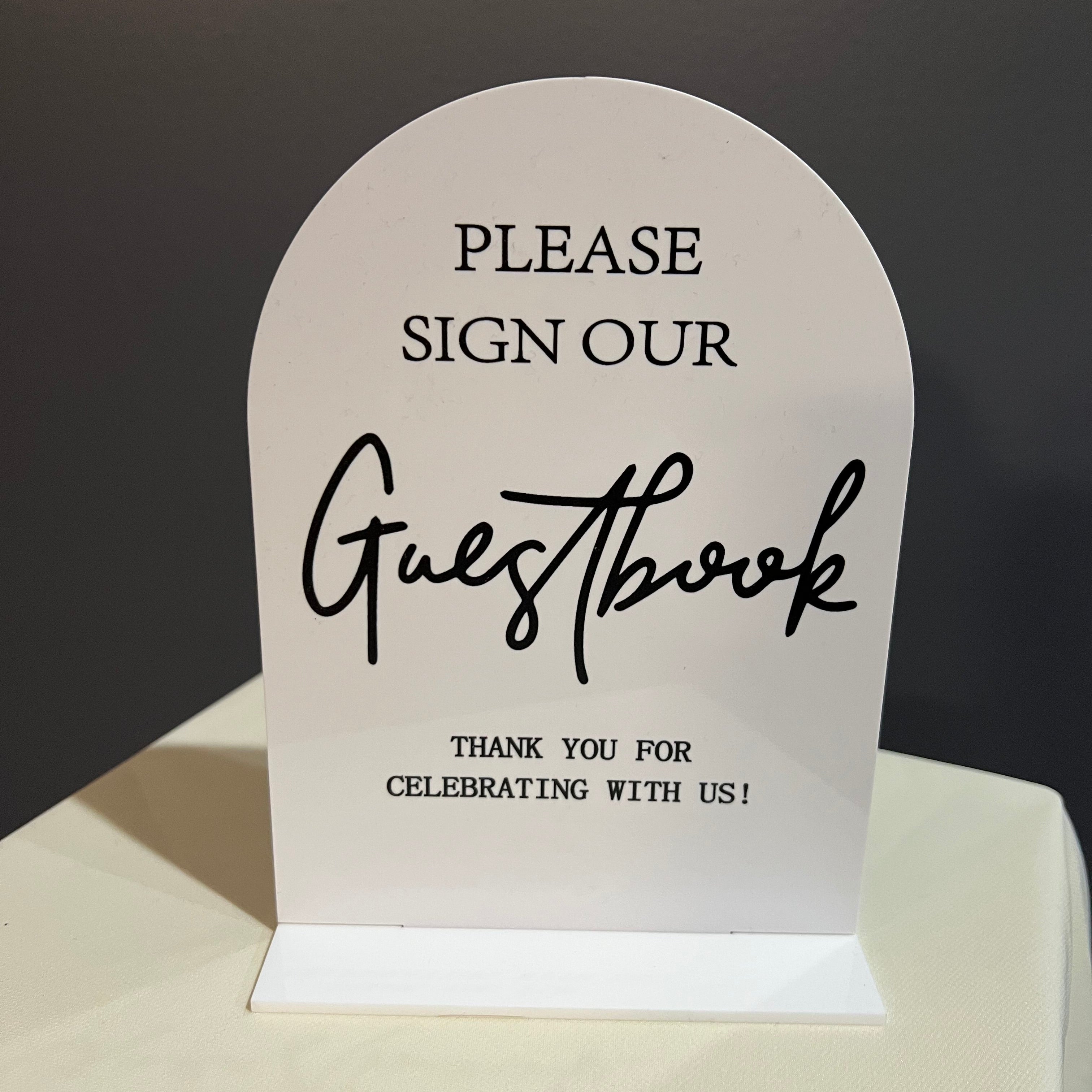 Please Sign Our Guestbook